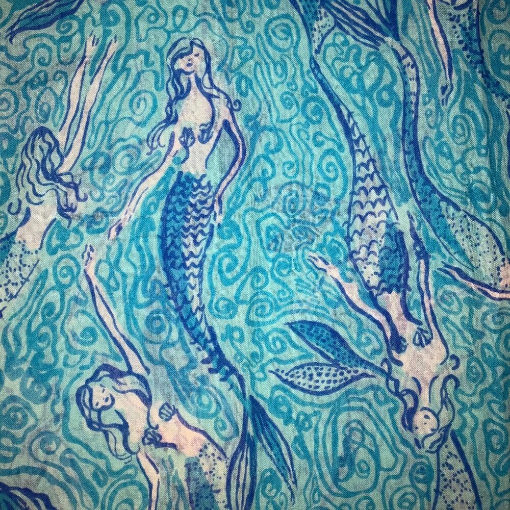 HTF Lilly Pulitzer Scarf Nice Tails - Picture 3 of 5